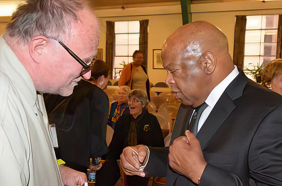 Founding Member Monroe Wright & US Rep resentative Elijah Cummin