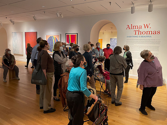 Tour of Alma W. Thomas Exhibit, Phillips Collection 2021