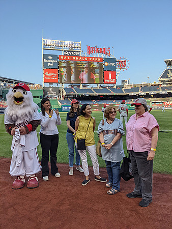 Honoring Denise Snyder at Nationals Game, 2021