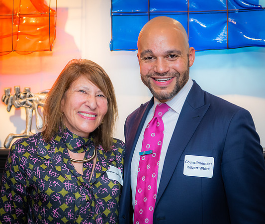 President Myrna Fawcett & DC Councilmember Robert White, FBWEV D