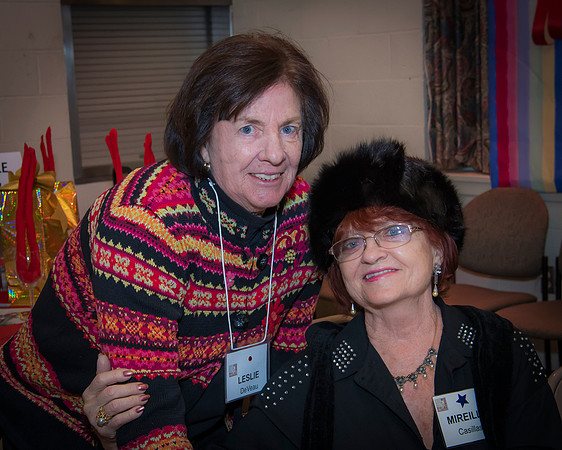 Leslie DeVeau & Mireille Cassillas, Holiday Potluck 2017