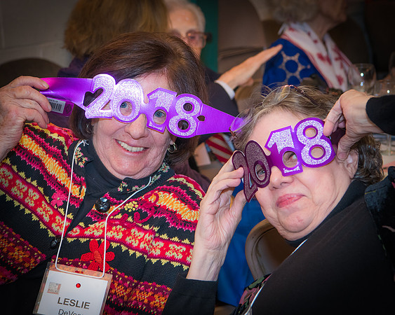 Leslie DeVeau & Mary Dusing, Holiday Potluck 2017