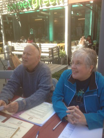 Bob McDonald & Clare Heberg, member & vounteer recruitment Octob