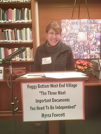 Myrna Fawcett, Estate Planning, October 2013